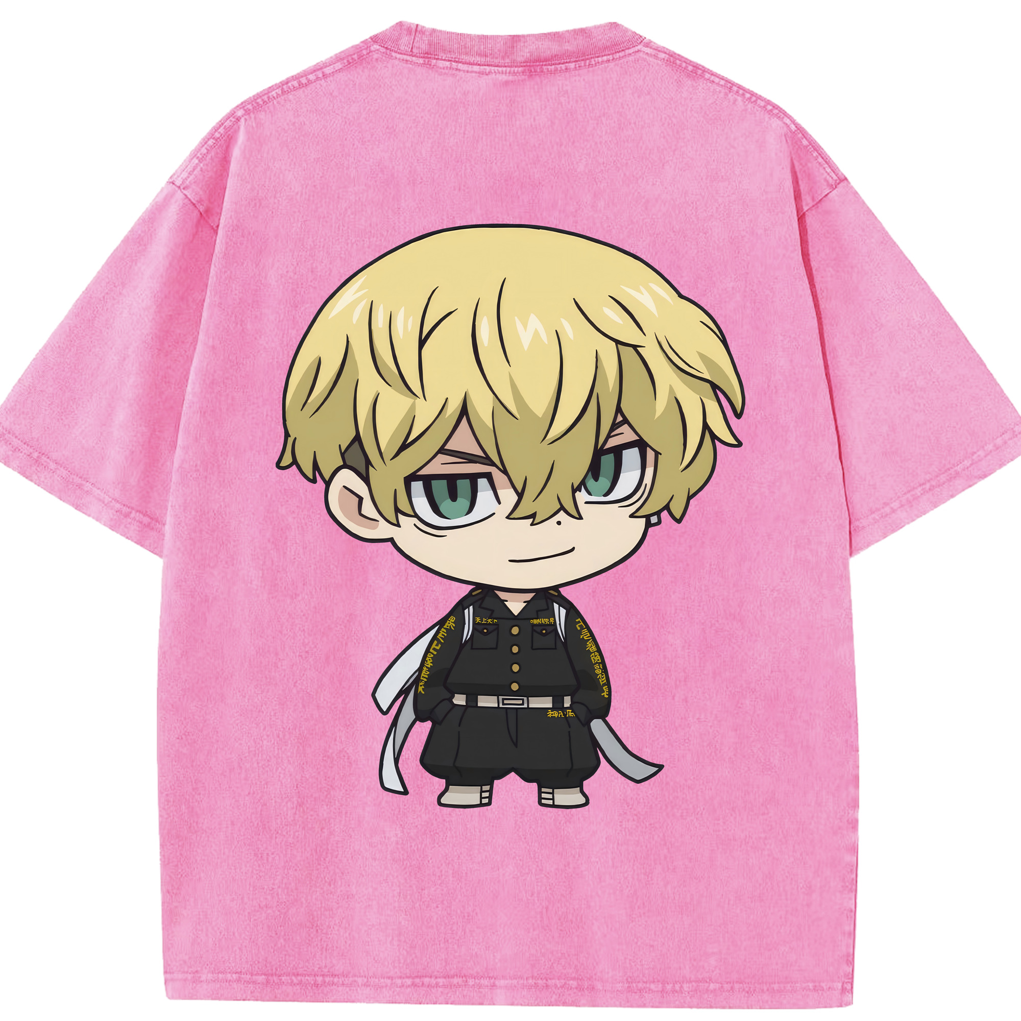（画像用） 東京リベンジャーズ Tokyo Revengers 綿100% ヴィンテージ風 半袖Tシャツ（背面プリント）